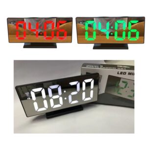 Tükrös Design LED Digitális ébresztő óra  