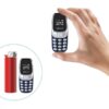 BM10 Kártyafüggetlen mini mobiltelefon, 2SIM, 7cm