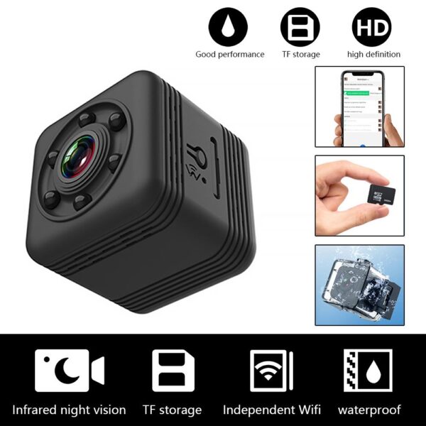 Sq29 mini kamera sport kamera vízálló akumulátoros wifis video foto magneses autó víz otthon nyaralás