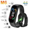 M6 Smart Bracelet Intelligens fitnesz karkötő, vízálló - Image 2