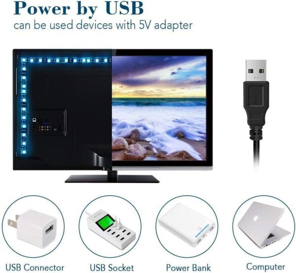 Tv strip light bluetooth - USB LED szalag TV-hez háttérvilágítás