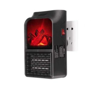 DP-198 hordozható mini hősugárzó távirányítóval – 900 W Flame Heather