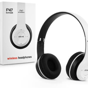 P47 vezeték nélküli fejhallgató, bluetooth-al, beépített mikrofonnal, FM rádió