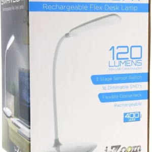 i-Zoom asztali ledes lámpa 120 lumenes, flexibilis