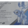 H2000 Mini HVLP festékszóró pisztoly fúvókával, 125 ml, 3 bar, 1/4 ''