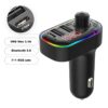 C12 Autós modulátor, fm transmitter bluetooth 5.0 version