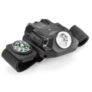 X-BAL BL-2211 Kézre rögzíthető taktikai LED lámpa iránytűvel 180 Lumen