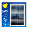 Napelemes panel 25 W