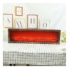 Dekoratív LED kandalló lángeffektussal, elemes / USB tápegység, 60x10x20 cm - Image 2