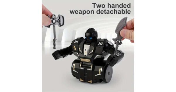 RC harci robot, fegyverekkel, távirányítós