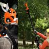 Clover City CH23-47 Magasággi ágvágó, Láncfűrész és Metszőolló teleszkópos hosszabító karral és 2db 48V akkuval