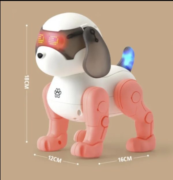 Elemmel müködő interaktív robot kutya ,többféle funkcióval ,16x11,2x17 cm