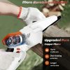 Kraftech mni láncfűrász ,2db akkumulátorral 48V