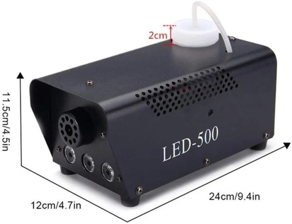 Ködgép/füstgép ,színes led-es lámpákkal, vezeték nélküli ,távirányítóval