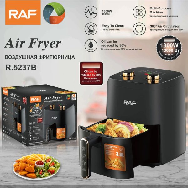 Raf forró levegős sütő/ ayr fryer , 3 liter , 1300 W , R.5237B