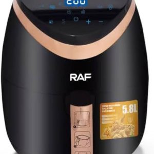 Raf forró levegős sütő/air fryer , digitális kijelző ,érintőképernyős , 5.8 L , 1500W , R.5234B