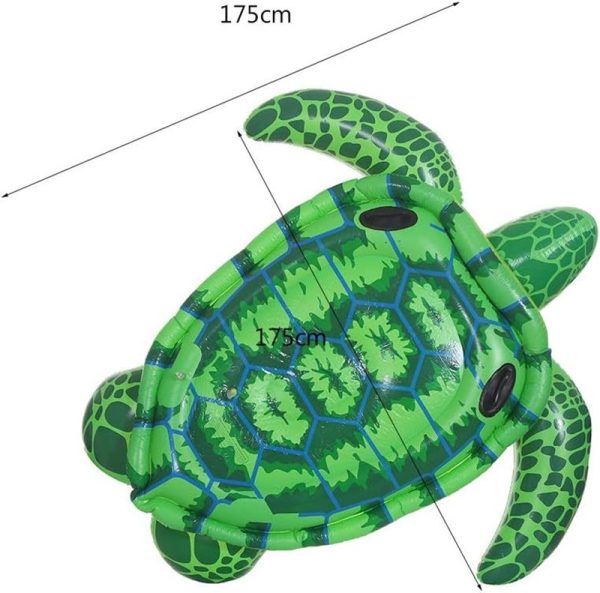 Óriás felfújható teknős béka , kapaszkodóval , 1.75m×1.75m