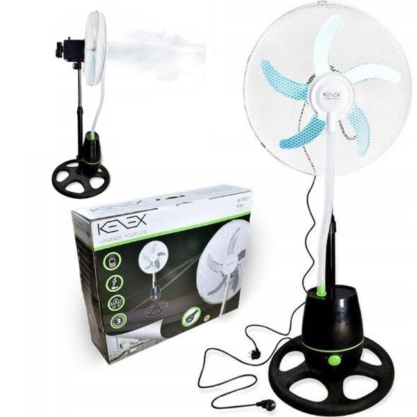 Kenex V18H Párásító ventilátor 130 cm magas, átmérője 50 cm, Víztartály kapacitása 3,0 liter, 90W