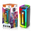 Kolav hordozható akkumulátoros bluetooth hanszoró , usb , fm rádió, mikrofon , rgb fényekkel és távirányítóval, D2806