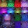 Konnektoros disco lámpa, USB-s diszkófény távirányítóval, hangvezérléssel és többféle fényjátékkal