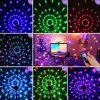 Konnektoros disco lámpa, USB-s diszkófény távirányítóval, hangvezérléssel és többféle fényjátékkal