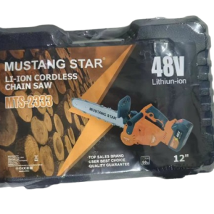 Mustang Star MTS-2333 2 akkus láncfűrész laphossz 12 col (30 cm ) 48 V kofferban