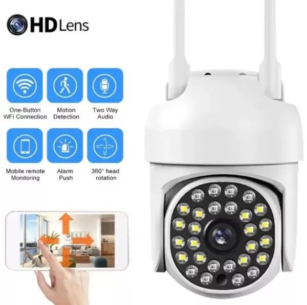 Jortan WIFI IP intelligens kamera, 8 LED, színes - JT-8161QJ