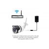 Jortan JT82216 Wifis kültéri megfigyelő kamera 1Tech IPl HD 1080P Android IoS