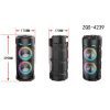 ZQS4239 Hordozható Bluetooth hangszóró karaoke mikrofonnal, 15W