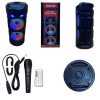 ZQS4239 Hordozható Bluetooth hangszóró karaoke mikrofonnal, 15W