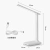 Led asztali lámpa , érintésvezérlős 3 féle fokozat, 3000K-6500K, usb csatlakozás ,10 W ,550L
