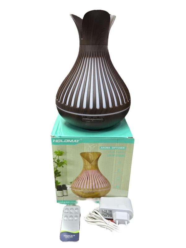 TULIP fahatású LED-es aroma diffúzor, színváltós aroma párologtató 500ml