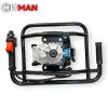 Hitman HT-ED76MAX 6.5HP 73cc Benzinmotoros Talajfúró 3 Fúrófejjel (100mm, 150mm, 200mm)
