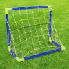 Floorball játék gyetekeknek focikapuval , 2 db ütővel , mini focilabdával és 2 db koronggal plussz pumpa