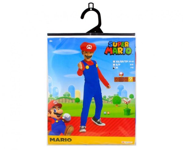 🍄 Legendás Mario Bros klasszikus Super Mario farsangi jelmez gyerekeknek ⭐️ Váltsd valóra gyermeked álmát ezzel a klasszikus videojáték hős jelmezzel! 🎮 Ebben a szuper jelmezben gyermeked úgy fog kinézni, mint mindenki kedvenc vízvezeték-szerelője! 👨‍🔧 A részletgazdag kidolgozásnak köszönhetően garantáltan ő lesz a farsang vagy a jelmezbál sztárja. ✨ A jelmez tartalma: Kényelmes, hosszú ujjú overál jellegzetes kék-piros színben, sárga gombokkal díszítve. Piros sapka ikonikus "M" betűvel. Öntapadós bajusz a tökéletes átalakuláshoz. A hátoldalon található rugalmas derékpántnak köszönhetően az overál tökéletesen illeszkedik, és kényelmes viseletet biztosít. Mérettáblázat: Méret Mellkaskörfogat (cm) Derékbőség (cm) Csípőbőség (cm) 3-4 év 56/58 51/56 56/58 5-6 év 66/67 58/60 66/68 7-8 év 67/73 61/66 69/77 10-12 év 71/77 66/69 76/81 Exportálás Táblázatok-fájlba Anyag: 100% poliészter A termék több méretben elérhető, a méretet mindig a termék címében találod.