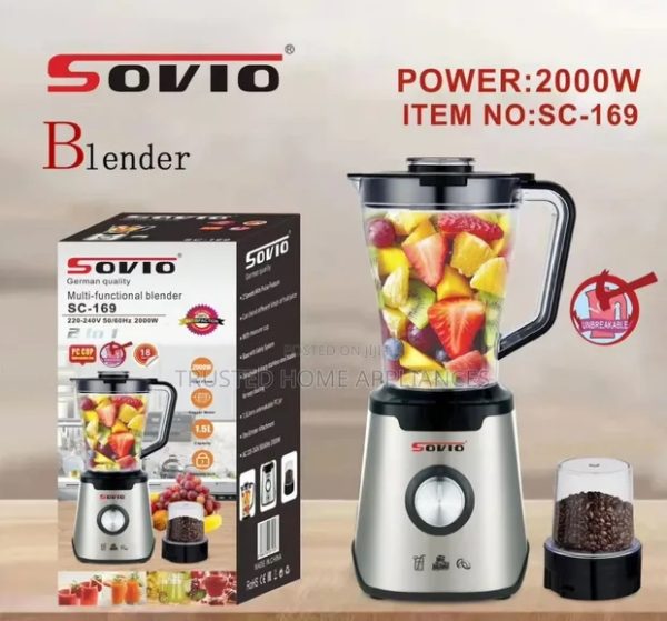 Sovio SC-169 Turmixgép és daráló , 2000 W