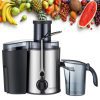 Royalty Line PJ-19001 , Gyümölcscentrifuga , 2 féle sebesség , inox/fekete , 450 ml . 700 W