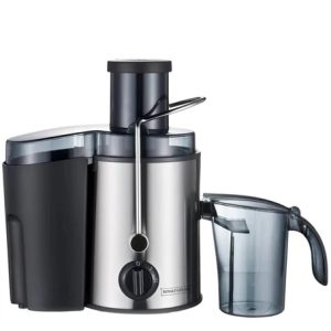 Royalty Line PJ-19001 , Gyümölcscentrifuga , 2 féle sebesség , inox/fekete , 450 ml . 700 W