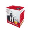 Royalty Line PJ-19001 , Gyümölcscentrifuga , 2 féle sebesség , inox/fekete , 450 ml . 700 W