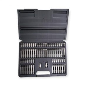 Haina HA-0062 75db-os Bitkészlet Torx, Spline, Bordás, Imbusz kofferban