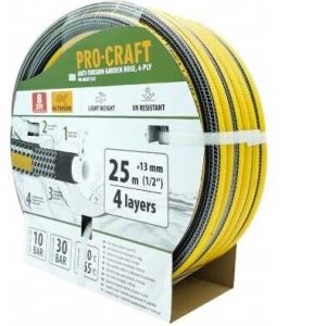 Prokraft PR-4KAT 1325 , Kerti tömlő/slag , 25 m , 1/2 , UV álló , 30 bar