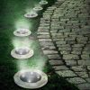 Disk Lights leszúrható 4db os napelemes kerti lámpa készlet