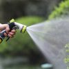 Tömlőfúvóka/öntözőfej 8 féle locsolási móddal, műanyag/ötvözet/gumi