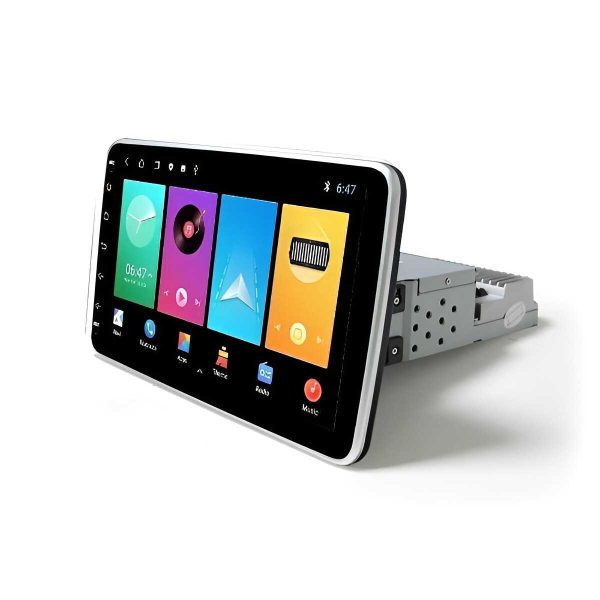 1Din Android 13 Autós fejegység 10.1" Stereo autórádió, AndroidAuto + CarPlay Tükörlink