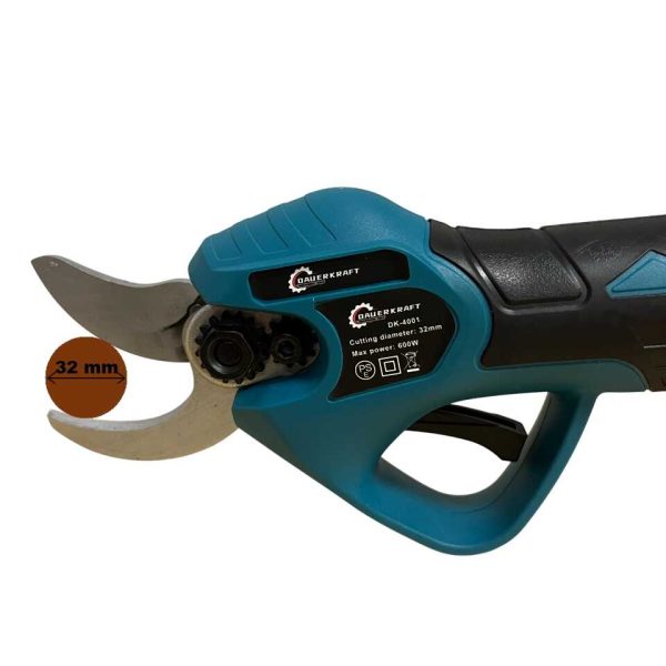 Dauerkraft DK-4001 Acél pengés metszőolló 2db akkuval, 32mm vágási átmérő,1080g