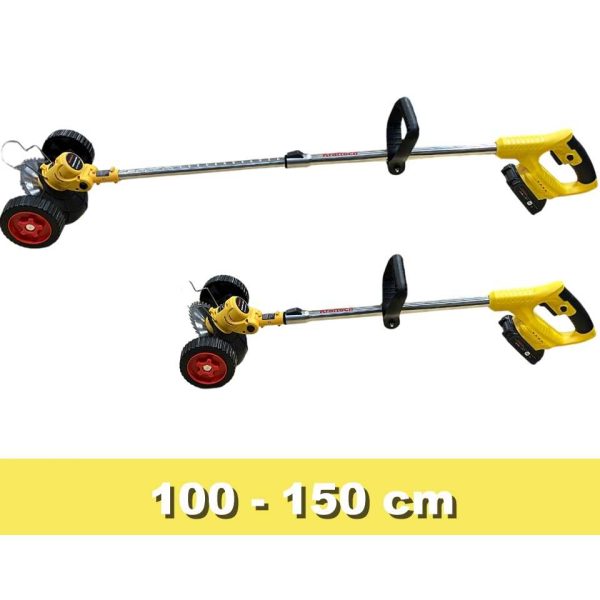 Kraftech GT-1534iPro 16 részes Kerekes fűkasza, Szegélynyíró 2db akkumulátorral