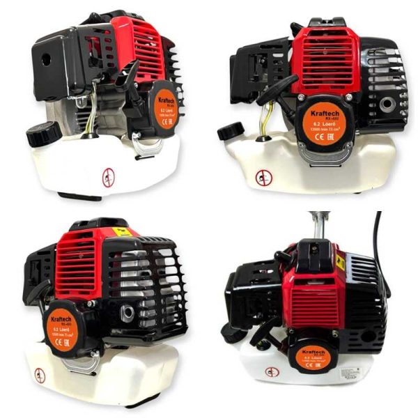 KrafTech RX680-Pro Benzinmotoros fűkasza és bozótvágó 6,2 LE, 73 cm³ kiegészítők: minden ami kell!