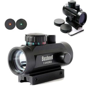 Bushnell 1x40 távcső, gyorstávcső, Piros vagy zöld pont zélzó, 20mm-es és 11mm-es szerelékre