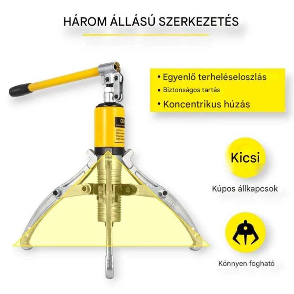 Haina HB-6906 Hidraulikus Öntöttvas csapágylehúzó pumpával 20 tonna