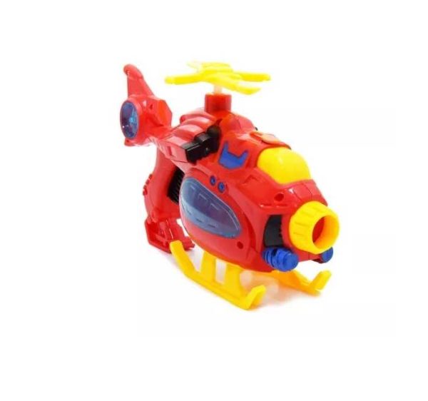 Buborékfújó helikopter zenél és világít